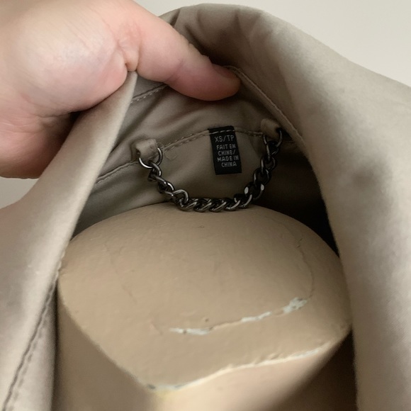 Le Chateau Tan Peacoat Jacket - Picture 7 of 9